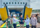 POLRES-NGADA-MELAKSANAKAN-MONITORING-KEGIATAN-BONGKAR-MUAT-KMP-CAKALANG-II-DI-PELABUHAN-PENYEBERANGAN-LAUT-AIMERE-‎