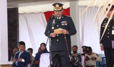 HUT-BHAYANGKARA-KE-80,-KAPOLRES-NGADA-TEGASKAN-KOMITMEN-POLRI-HADIR-MELAYANI-MASYARAKAT