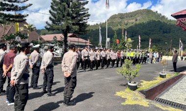 POLRES-NGADA-GELAR-APEL-SIAGA-BENCANA,-SIAPKAN-PERSONEL-DAN-POSKO-BANTUAN