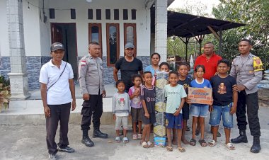 DARI-TANGAN-POLISI-HARAPAN-KEMBALI-MENYALA,-POLRES-NGADA-SALURKAN-BANTUAN-KAPOLDA-NTT-UNTUK-WARGA-TERDAMPAK-GEMPA-DI-SOA-‎
