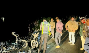Tabrakan-Dua-Motor-di-Bajawa-Utara,-Satu-Pengendara-Meninggal-Dunia,-Tiga-Orang-Luka-Ringan