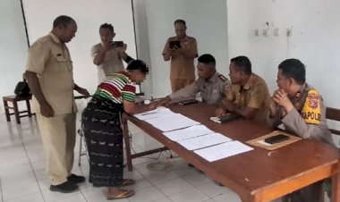 POLSEK-SOA-POLRES-NGADA-LAKSANAKAN-MEDIASI-BERUJUNG-DAMAI,-SENGKETA-PEMAGARAN-KOMPLEKS-GEREJA-KUASI-NGUSUMANA-SELESAI