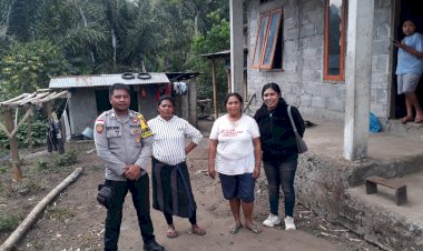 CEGAH-GANGGUAN-KAMTIBMAS,-BHABINKAMTIBMAS-DESA-LANGAGEDHA-SAMBANGI-WARGA-‎