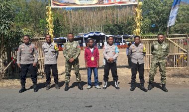 POLSEK-SOA-AMANKAN-MISA-PERDANA-IMAM-BARU-RP.-SABINUS-BAKE-LADO,-SVD,-DI-BAJAWA-UTARA,-BERLANGSUNG-AMAN-DAN-KHIDMAT-‎