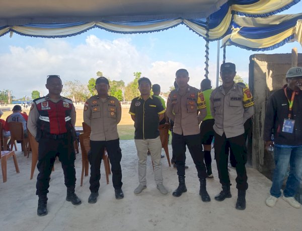 PERTANDINGAN MAKIN SERU, POLRES NGADA PERKUAT PENGAMANAN TURNAMEN HANDAYANI CUP I 2026