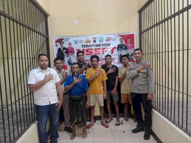 Polres Ngada selenggarakan Terapi USEFT bagi Tahanan dalam rangka Hari Bhayangkara KE-80