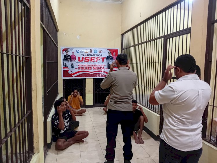 Polres Ngada selenggarakan Terapi USEFT bagi Tahanan dalam rangka Hari Bhayangkara KE-80