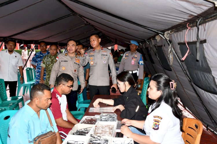 Wujud Nyata Polda NTT Penuh Kasih untuk Masyarakat, Polda NTT Gelar Bhakti Kesehatan Hari Bhayangkara ke 80