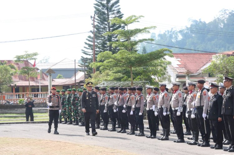 HUT BHAYANGKARA KE-80, KAPOLRES NGADA TEGASKAN KOMITMEN POLRI HADIR MELAYANI MASYARAKAT ‎