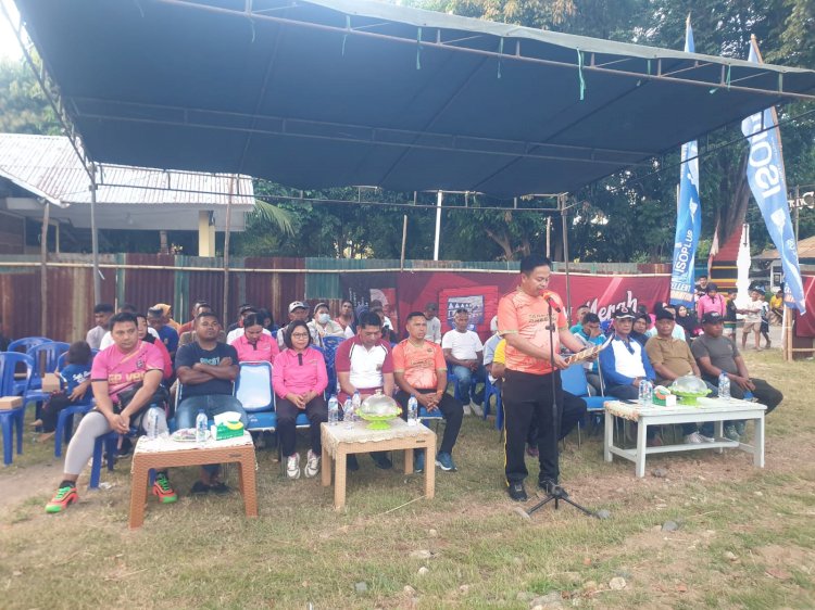 Polsek Riung Resmi Buka Turnamen Bola Voli Tarkam Presisi IV Tahun 2026, Wujudkan Sportivitas dan Pererat Persaudaraan