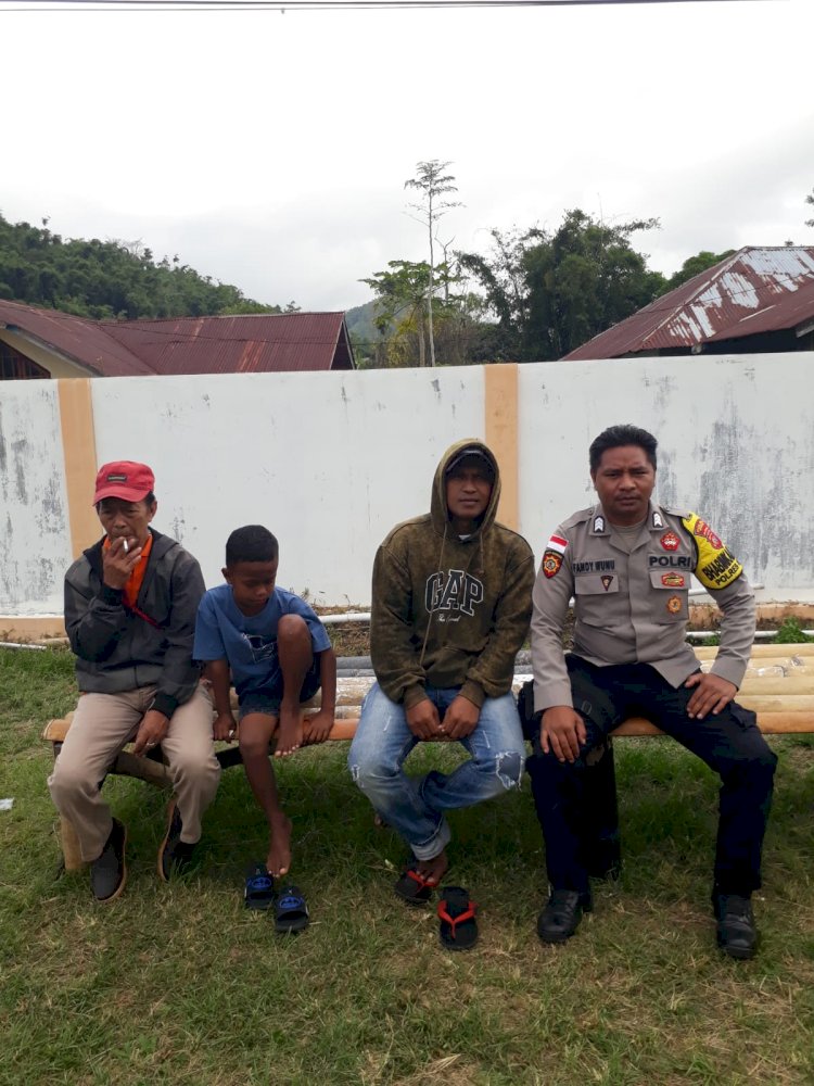 Bhabinkamtibmas Desa Langa Gedha Perkuat Kemitraan dengan Warga Melalui Patroli dan Sambang