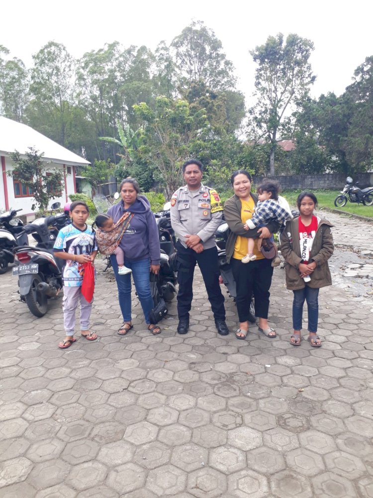 Bhabinkamtibmas Desa Langa Gedha sampaikan Himbauan Kamtibmas, wujudkan Lingkungan yang Aman dan Kondusif 