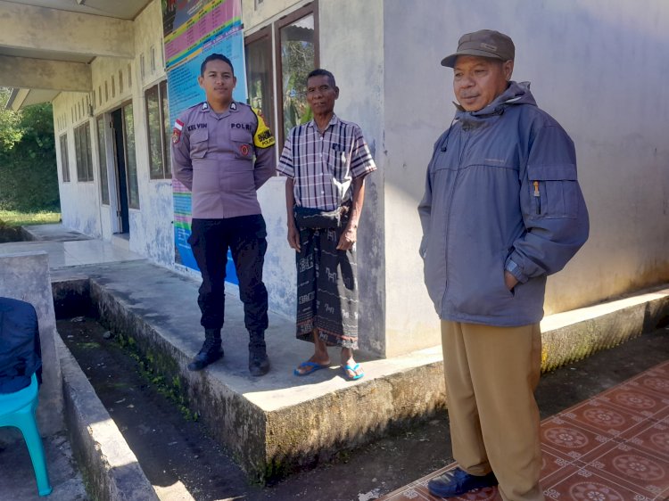 Pengabdian Tanpa Henti, Bhabinkamtibmas Desa Dariwali Sambangi Warga dan Sampaikan Pesan Kamtibmas