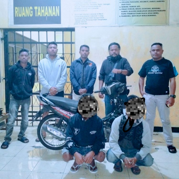 POLRES NGADA BERHASIL UNGKAP KASUS CURANMOR, SAT RESKRIM AMANKAN BARANG BUKTI DAN TERDUGA PELAKU