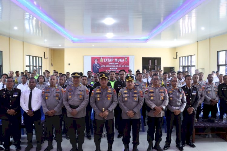 Kapolres Ngada Tekankan Soliditas dan Pelayanan Prima dalam Tatap Muka Perdana Bersama Personel ‎