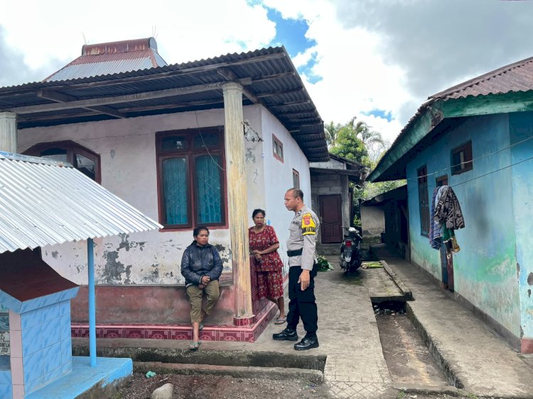 RESPON CEPAT PENGADUAN WARGA, BHABINKAMTIBMAS KELURAHAN SUSU LAKSANAKAN PATROLI DAN SAMBANG