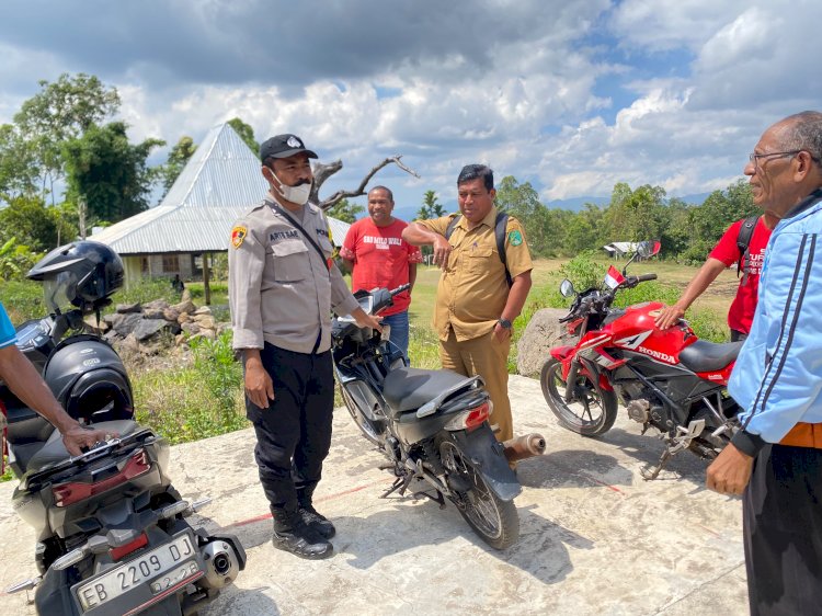 Jaga Kamtibmas Tetap Kondusif, Bhabinkamtibmas Desa Inelika Intensifkan Patroli dan Sambang Warga