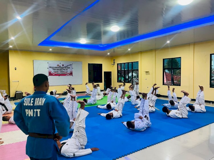 Polres Ngada Gelar Ujian Bela Diri Polri bagi Personel sebagai Syarat Kenaikan Pangkat