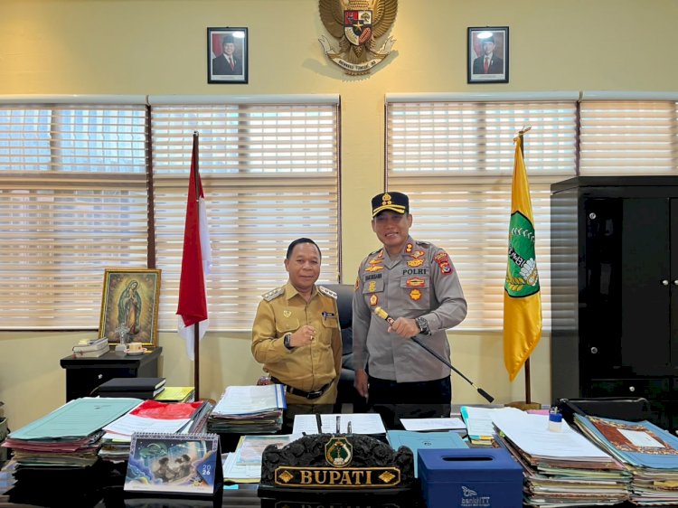 Kapolres Ngada Perkuat Sinergi dengan Pemkab, Komitmen Jaga Kamtibmas dan Dukung Pembangunan Daerah