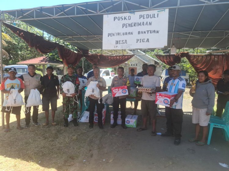 BANGKIT DI TENGAH DUKA! POLRES NGADA BERSAMA PEMKAB NGADA SALURKAN BANTUAN DARURAT UNTUK KORBAN GEMPA DI KECAMATAN SOA