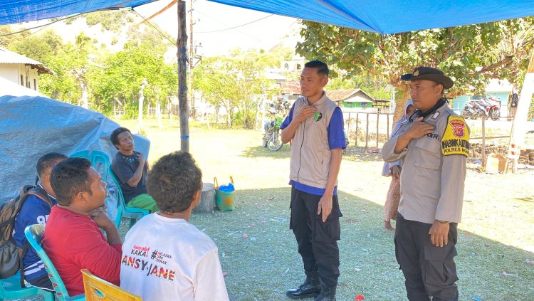 Dari Luka Gempa Menuju Senyum Kembali, Polres Ngada Hadir Memulihkan Kesehatan dan Trauma Warga Riung