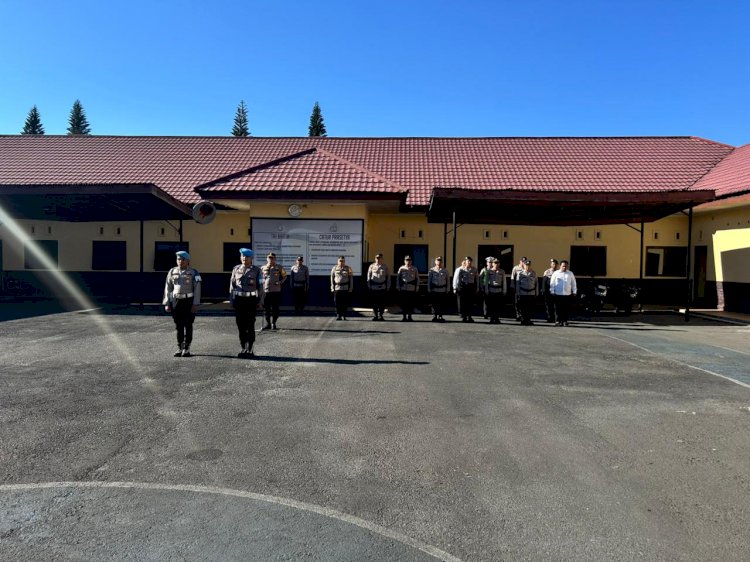 Jam Pimpinan, Kapolres Ngada Tekankan Kesiapsiagaan, Kesehatan Personel dan Optimalisasi Pelayanan Masyarakat
