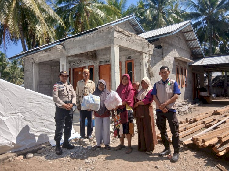 Sentuhan Kasih Kapolda NTT Hadir di Bekek, Polres Ngada Dampingi Warga Pulihkan Trauma Pascagempa ‎