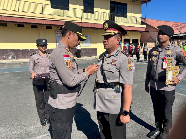 Kapolres Ngada Pimpin Upacara Pelantikan Jabatan Wakapolres Ngada, Tekankan Profesionalisme dan Soliditas ‎