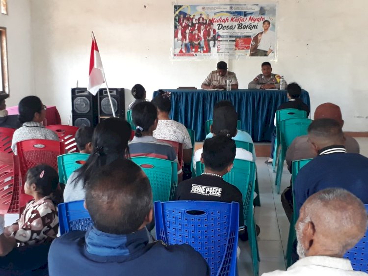 Bhabinkamtibmas Polres Ngada Fasilitasi Mediasi Sengketa Tanah hingga Capai Kesepakatan Damai