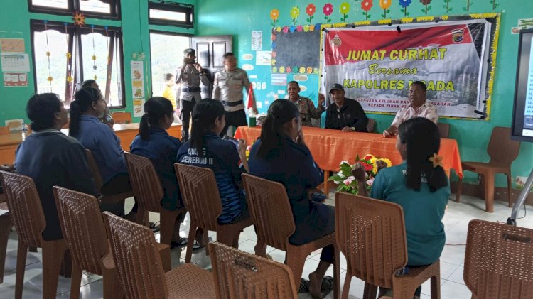 Jumat Curhat Polres Ngada, Guru Sampaikan Aspirasi tentang Perlindungan Anak di Sekolah