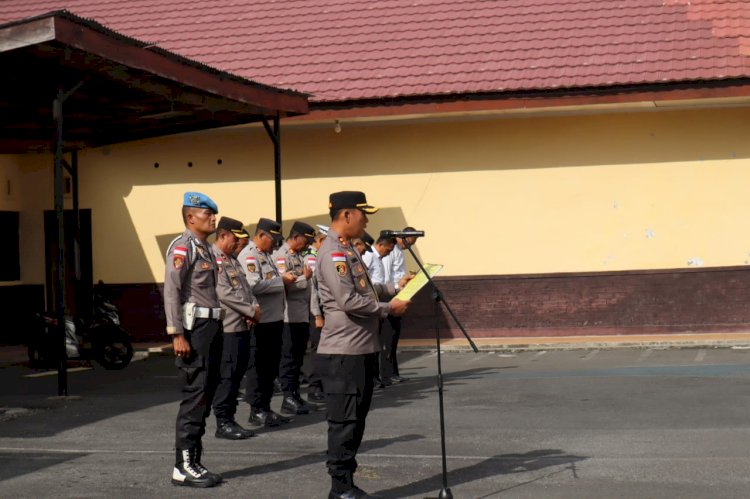 Jam Pimpinan, Kapolres Ngada Tegas Ingatkan Personel Jaga Disiplin, Etika dan Nama Baik Institusi