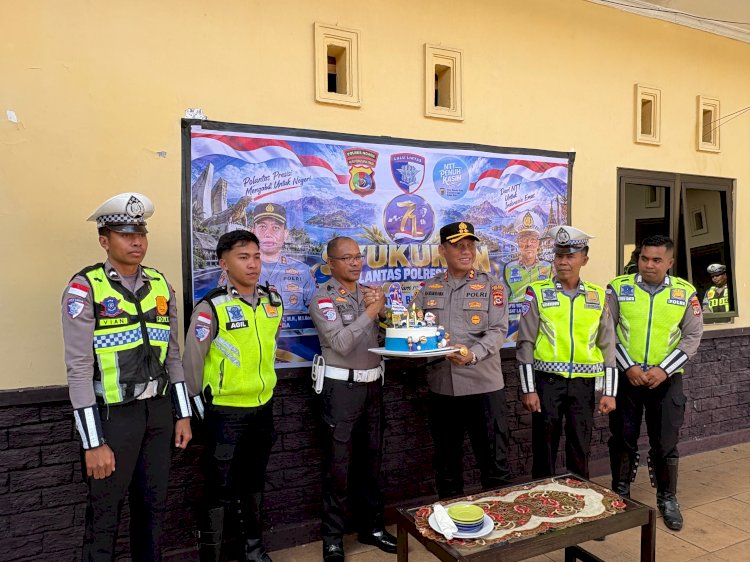 71 TAHUN POLANTAS MENGABDI, POLRES NGADA TEGUHKAN KOMITMEN MELAYANI MASYARAKAT