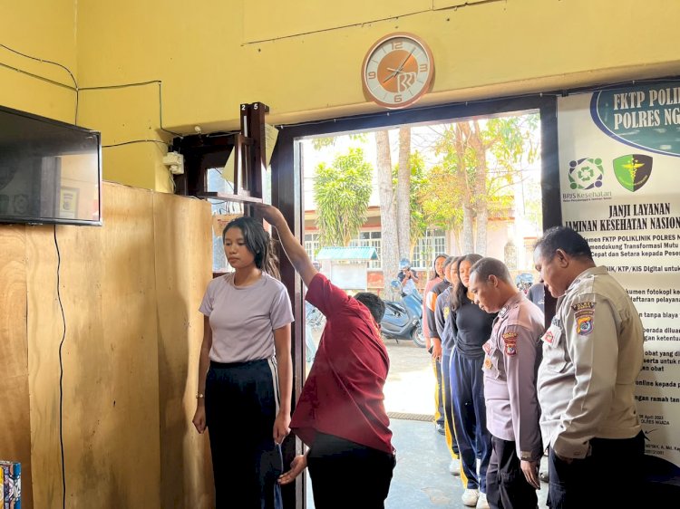 Binlat Turangga Bhayangkara Polres Ngada Bekali Peserta Hadapi Seleksi Polri, Kesehatan Jadi Fondasi Utama