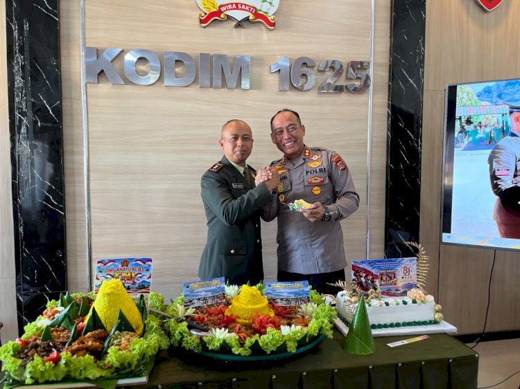 TNI-Polri Solid, Kapolres Ngada Tegaskan Sinergitas Jadi Kunci Jaga Kamtibmas di Wilayah Ngada