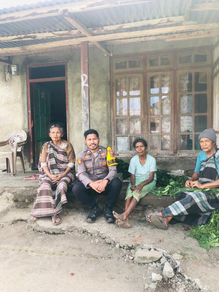 Polri Hadir di Tengah Warga, Bhabinkamtibmas Sobo Gencarkan Imbauan Kamtibmas