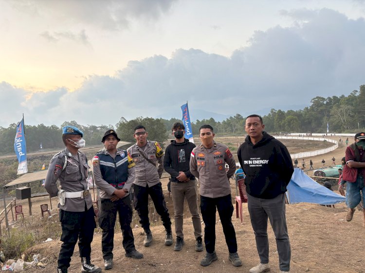 Semifinal Turnamen Pacuan Kuda Bupati Ngada Cup 2026, Polres Ngada Perketat Pengamanan