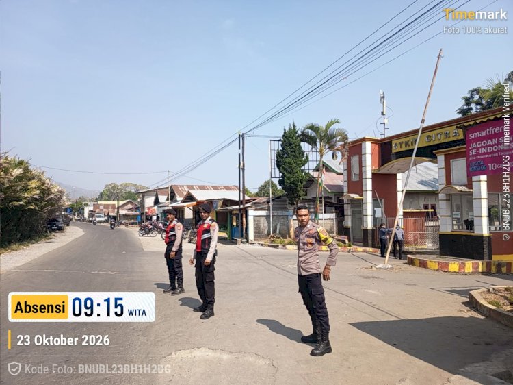 Patroli Polsek Golewa di Sekitar Kampus Citra Bakti, Wujudkan Ruang Publik yang Aman dan Kondusif