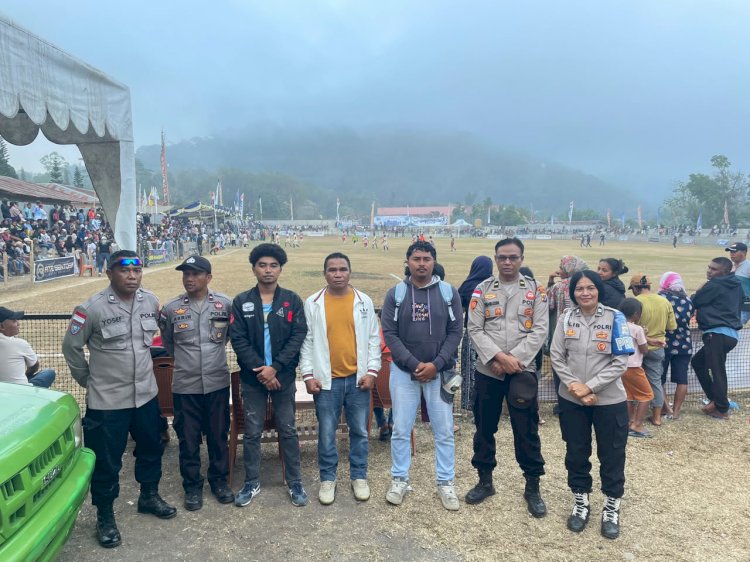 Polres Ngada Amankan Turnamen Handayani Cup I 2026, Dua Laga Berlangsung Kondusif